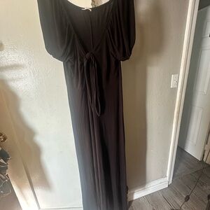 Elegant Black Women's Dress